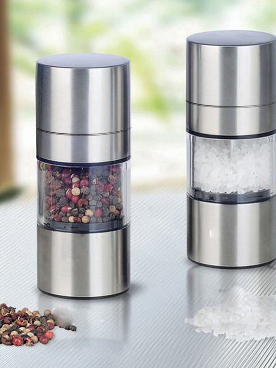 Manual Pepper Mill Stainless Steel Salt Grinder Muller kitchen accessories Kitchen Tool kitchen gadgets Spice Sauce Grinder - Ali Teq