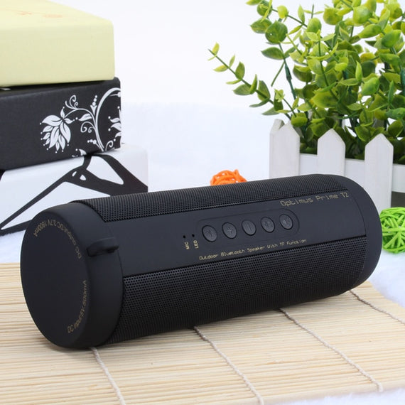 Original T2 Bluetooth Speaker Waterproof Portable Outdoor Wireless Mini Column Box Speaker Support TF card FM Stereo Hi-Fi Boxes - Ali Teq