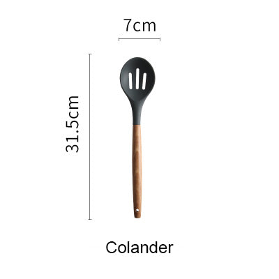 Silicone Spatula Heat-resistant Soup Spoon Non-stick Special Cooking Shovel Kitchen Tools - Ali Teq