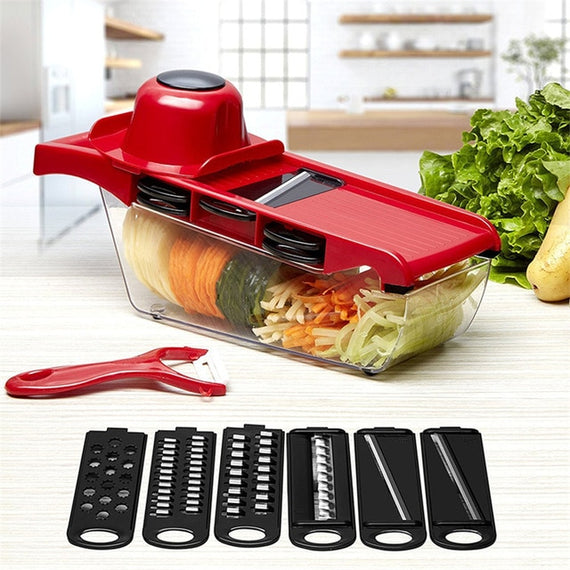 Vegetable Cutter Round Mandoline Slicer - Ali Teq