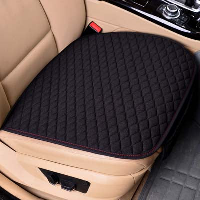 Linen Fabric Car Seat Cover Four Seasons Front Rear Flax Cushion Breathable Protector Mat Pad Auto accessories Universal Size - Ali Teq