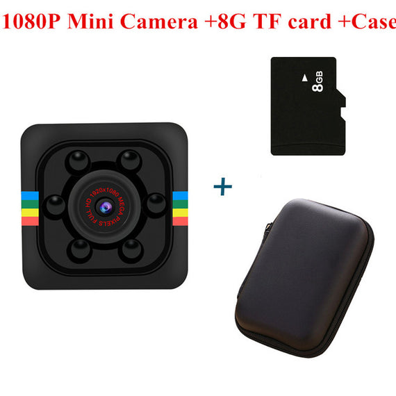 SQ11 Pro Mini Camera 1080P Sensor Portable Security Camcorder small cam Secret espia Cameras Support Hidden TFcard - Ali Teq