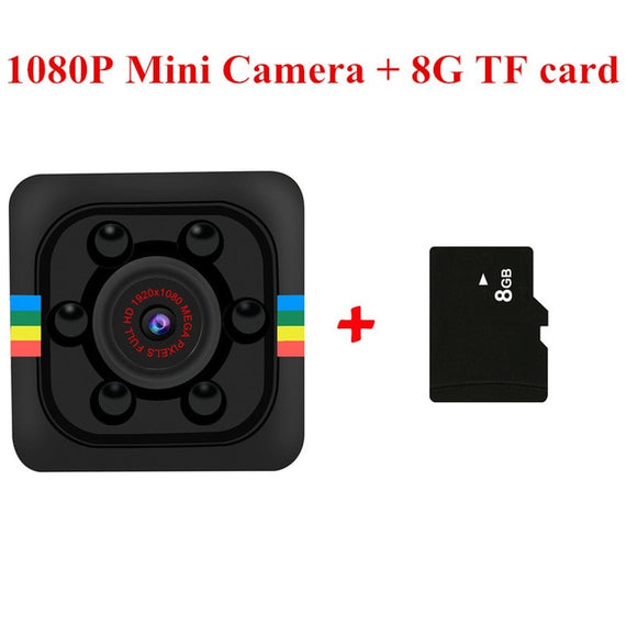 SQ11 Pro Mini Camera 1080P Sensor Portable Security Camcorder small cam Secret espia Cameras Support Hidden TFcard - Ali Teq